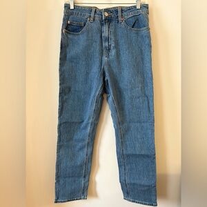 H&M Blue Jeans High Waist Straight Leg Vintage Aesthetic - Size 10